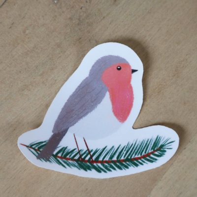 Sticker rouge gorge